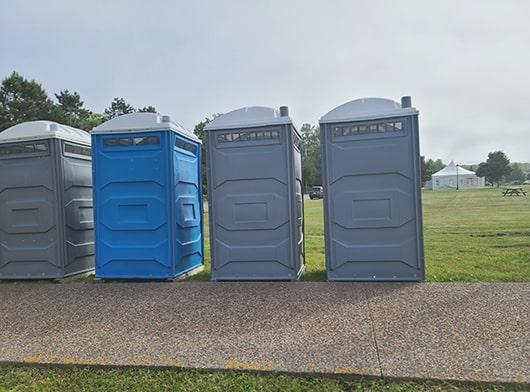 our team regularly cleans and maintains the special event restrooms throughout the duration of your event to ensure they're always in pristine condition